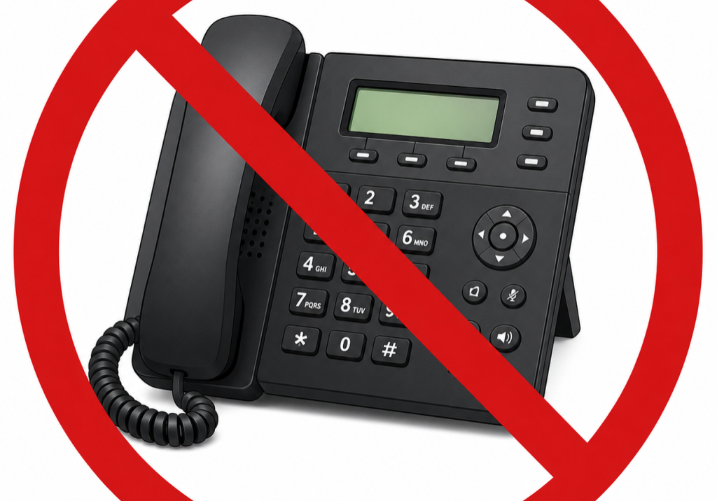 No phone